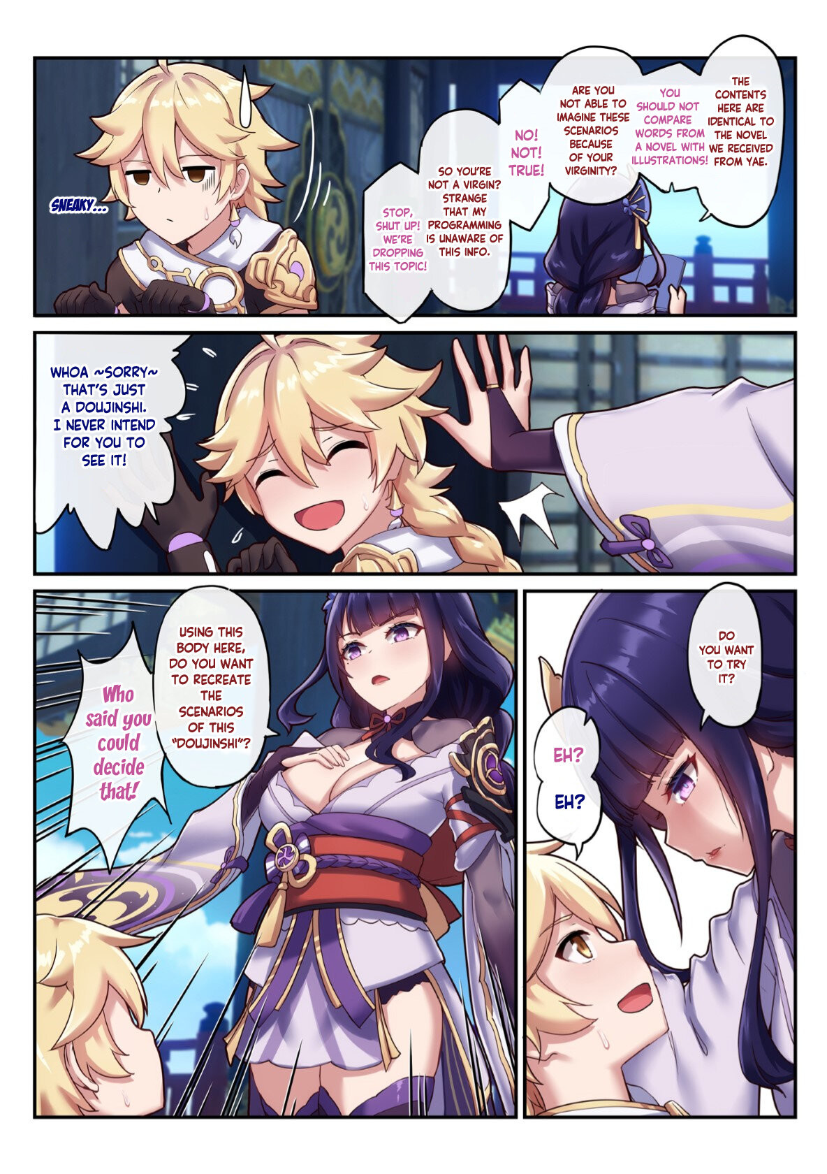 Hentai Manga Comic-The Inexperienced Raiden Shogun-Read-8